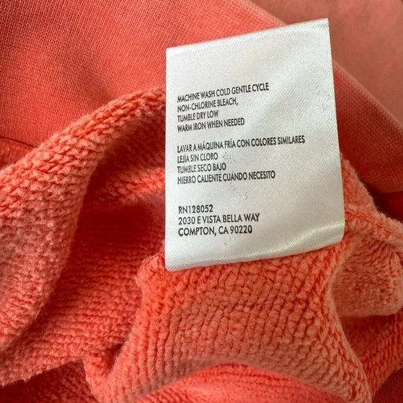 Men's Coral Zip-Up Sweater by